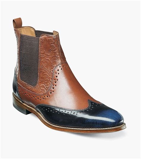 stacy adams chelsea boots|wingtip chelsea boots.